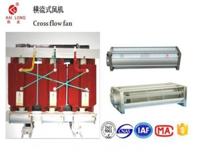 Transverse-flow type ventilators fan for dry-type transformer